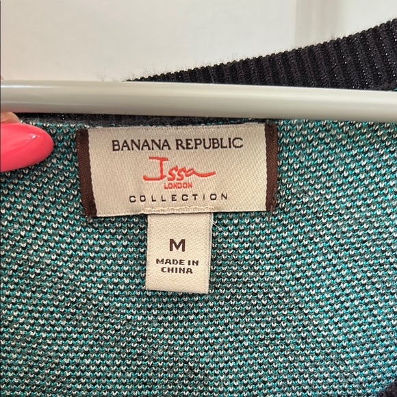 Banana Republic Teal Knit Sweater-dress Issa London Collection - Picture 2 of 9